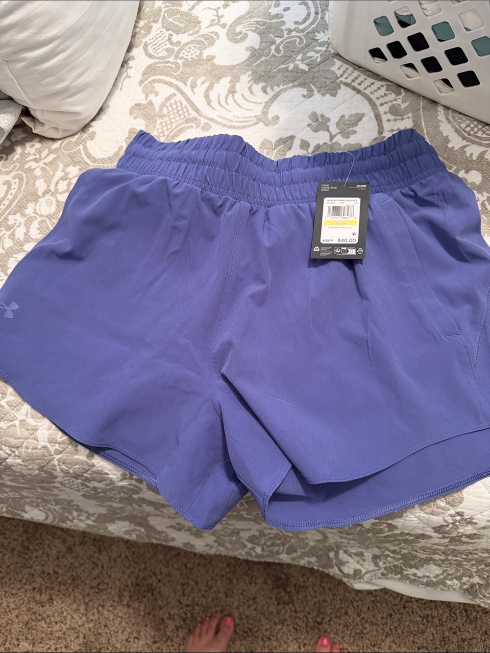 Under Armour Women's Lavender Athletic Shorts